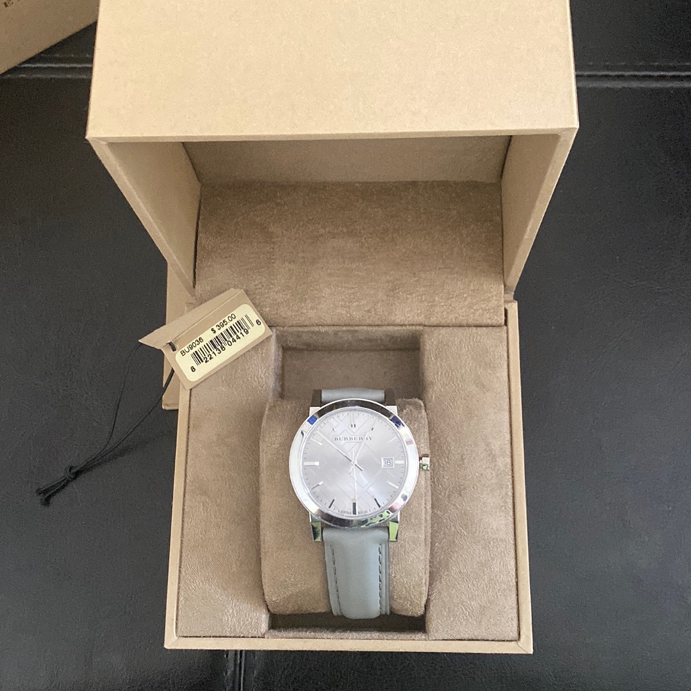 Burberry gray men’s watch